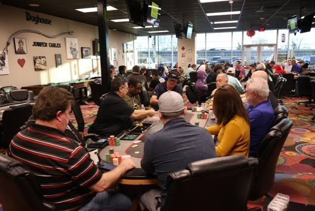 Tournament night on the floor